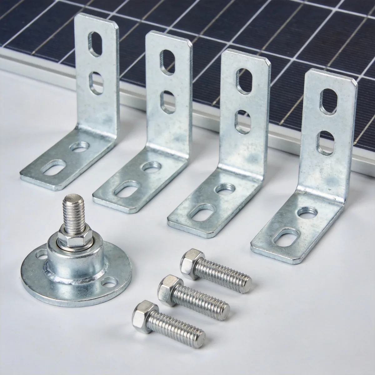 Solar screw bracket and racking system